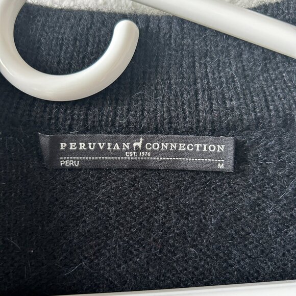 Peruvian Connection 100% Baby Alpaca Cardigan Size M - Picture 2 of 5